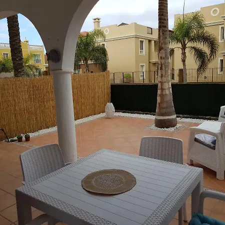 El Palm-mar. Great Terrace, Pool And Parking Apartament